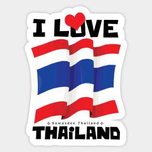 I Love Thailand Sticker